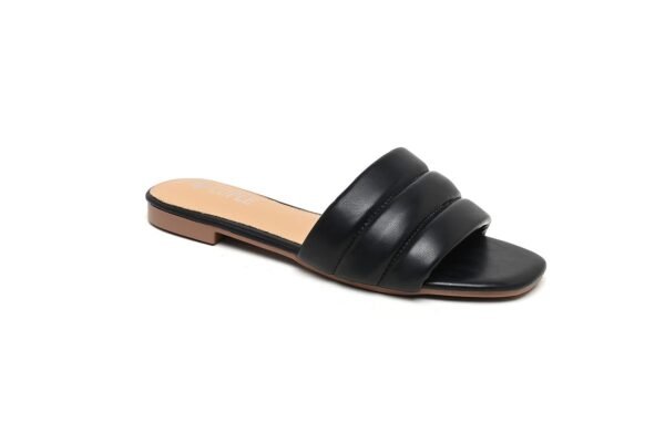 Classic Brown Slide Flats with Comfortable Design - Image 2